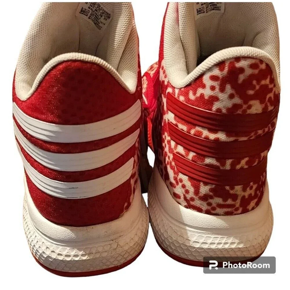 Adidas Bounce Basketball Shoes Size 15 Red